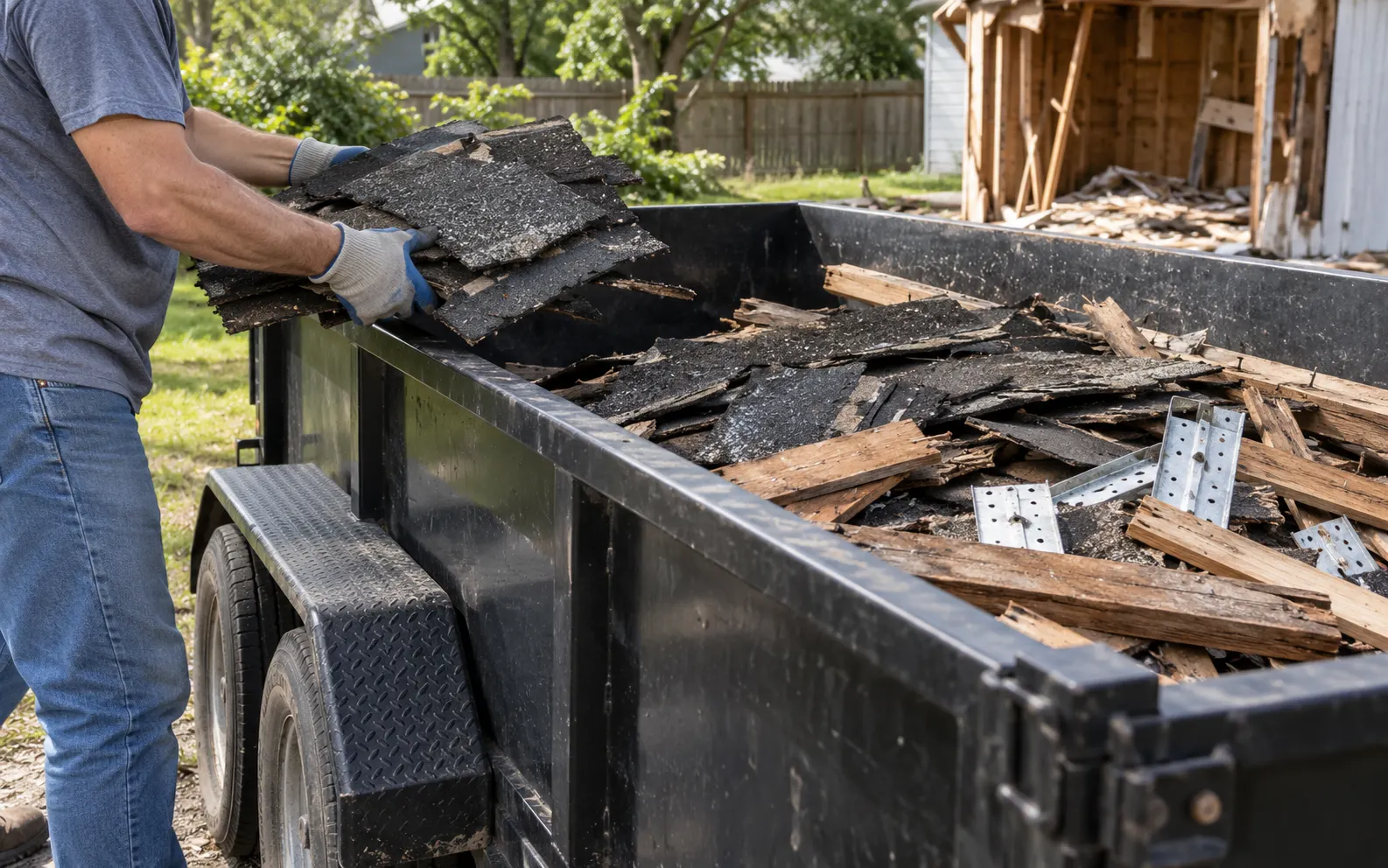 Metal Shed Removal materials and access details